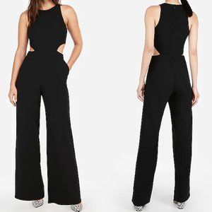 Express Side Cut Out Wide Leg Jumpsuit